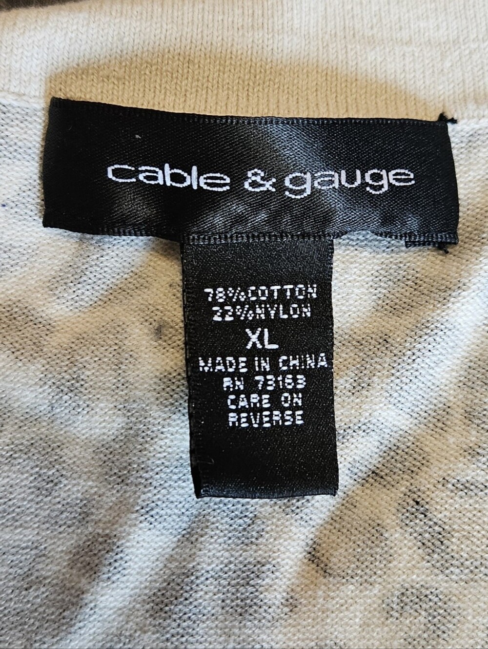 Cable Gauge Animal Leopard Print Sleeveless Top Tank XL Gold Quarter Zip - Picture 6 of 7